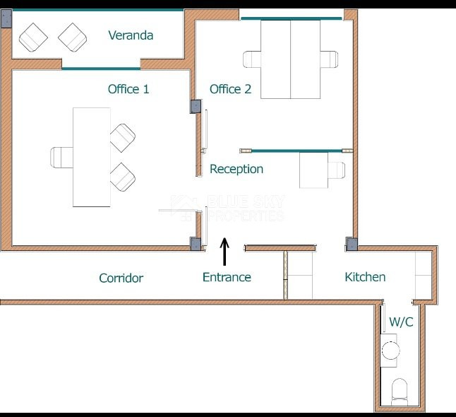 Office for sale in Tsiflikoudia- Limassol