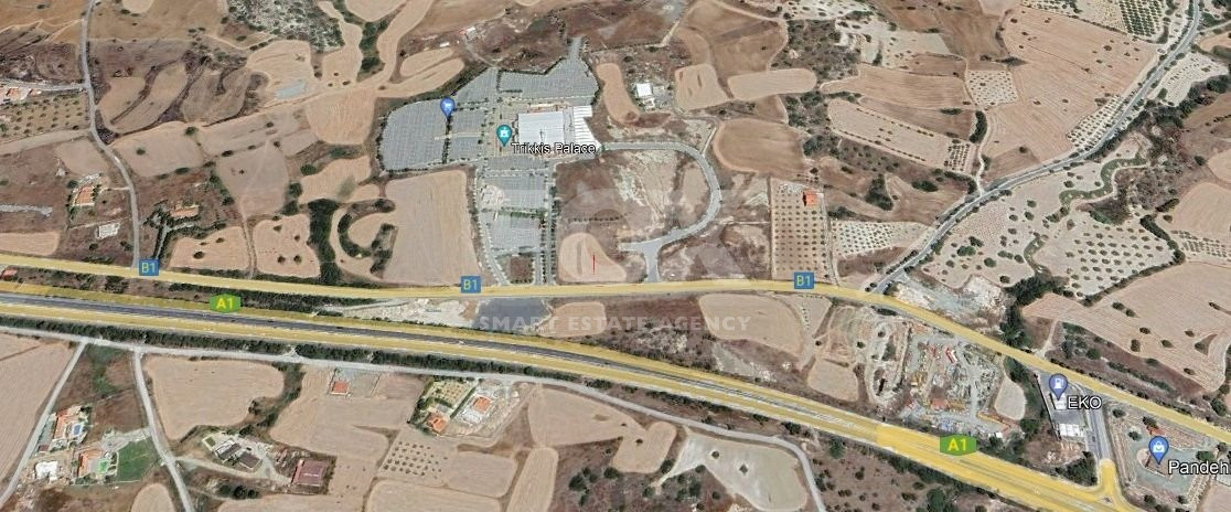 Extended residential and protected zone mixture land of 2890sqm in Monagroulli village, Limassol