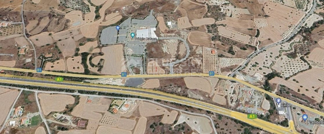 Extended residential and protected zone mixture land of 2890sqm in Monagroulli village, Limassol