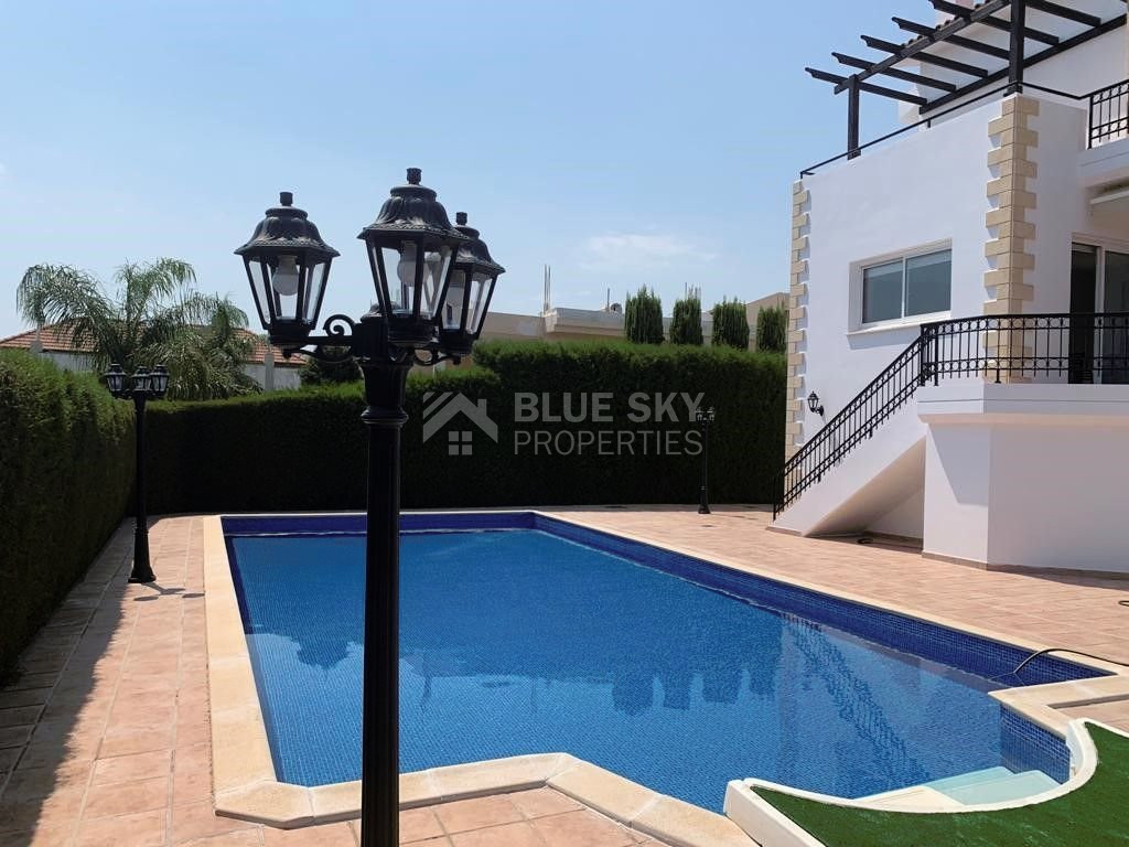 A BEAUTIFUL DETACHED HOUSE IN PANTHEA/AGIOS ATHANASIOS AREA ON LARGE PLOT WITH SEA VIEWS.