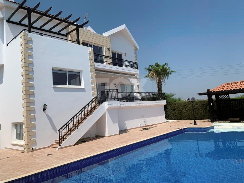 A BEAUTIFUL DETACHED HOUSE IN PANTHEA/AGIOS ATHANASIOS AREA ON LARGE PLOT WITH SEA VIEWS.