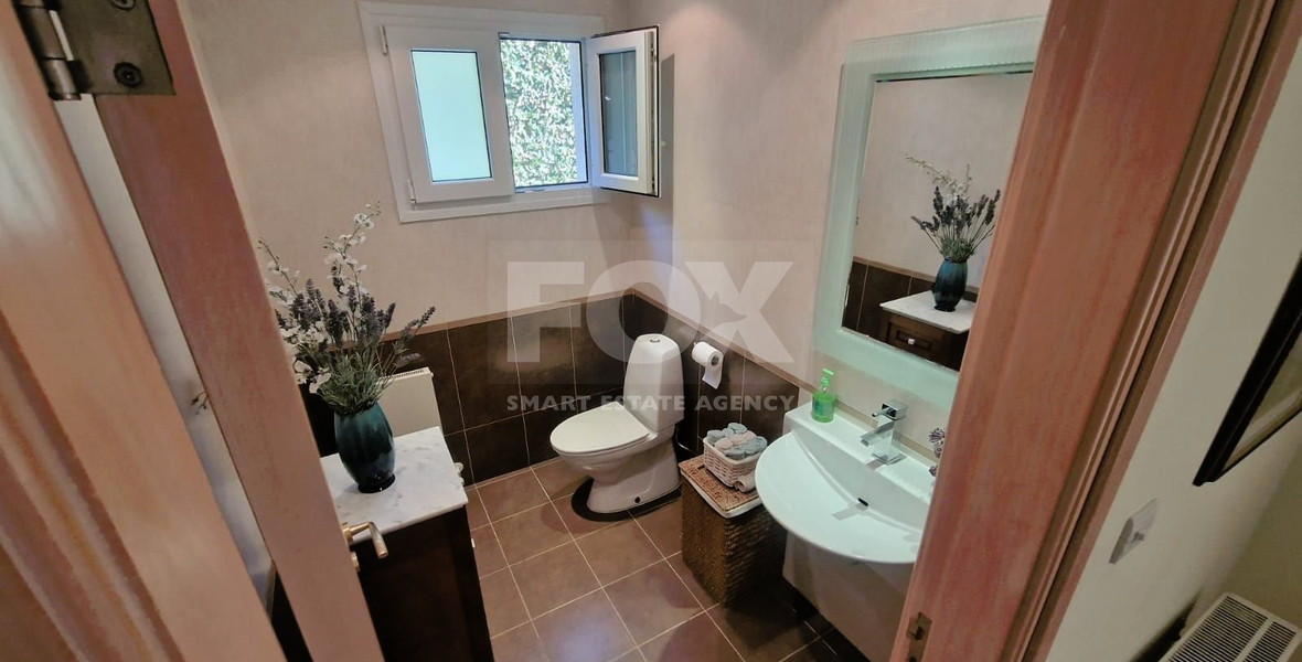 Exquisite Villa for sale in Laneia: Swimming Pool, Landscaped Garden, Unobstructed Views