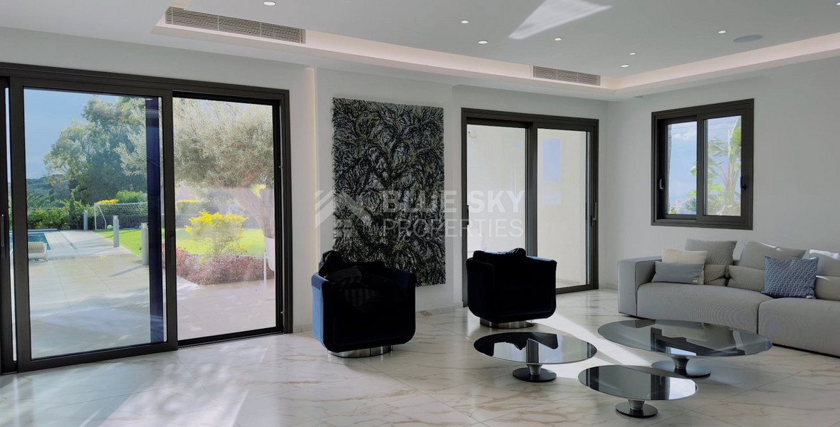 ELITE MODERN SIX BEDROOMS VILLA FOR SALE IN MOUTTAGIAKA, LIMASSOL - NO VAT