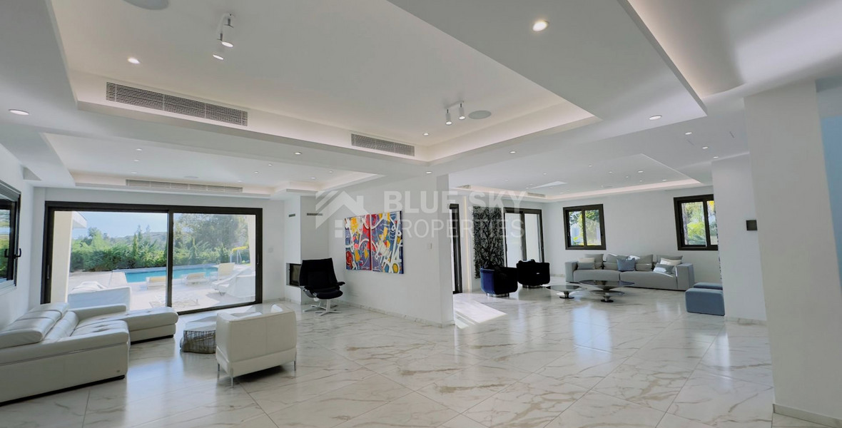 ELITE MODERN SIX BEDROOMS VILLA FOR SALE IN MOUTTAGIAKA, LIMASSOL - NO VAT