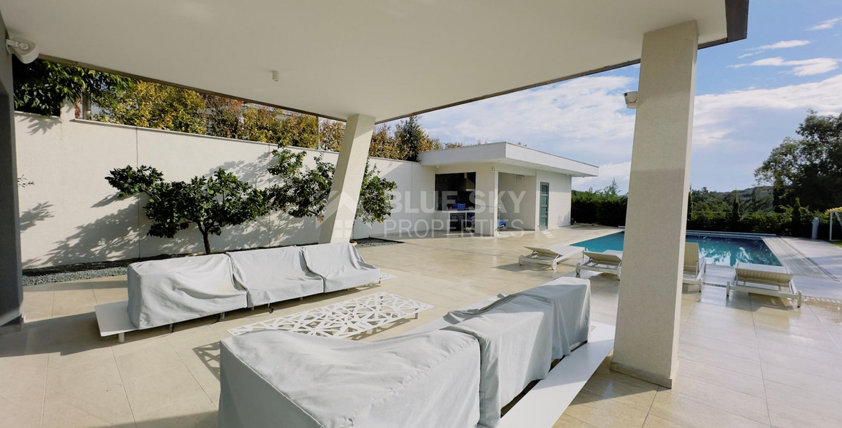 ELITE MODERN SIX BEDROOMS VILLA FOR SALE IN MOUTTAGIAKA, LIMASSOL - NO VAT