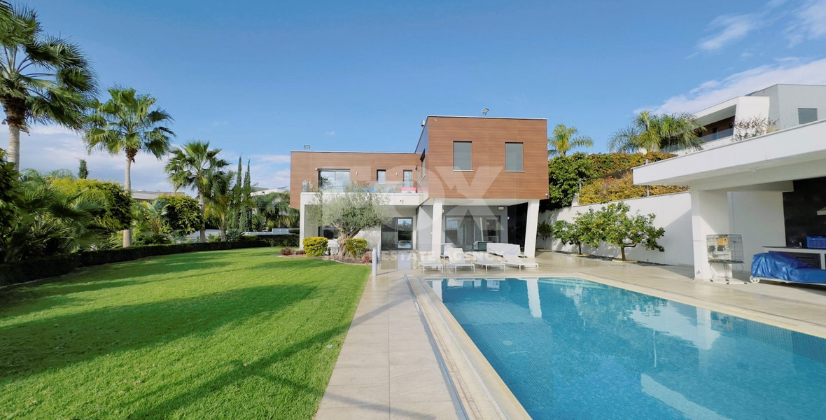 ELITE MODERN SIX BEDROOMS VILLA FOR SALE IN MOUTTAGIAKA, LIMASSOL - NO VAT