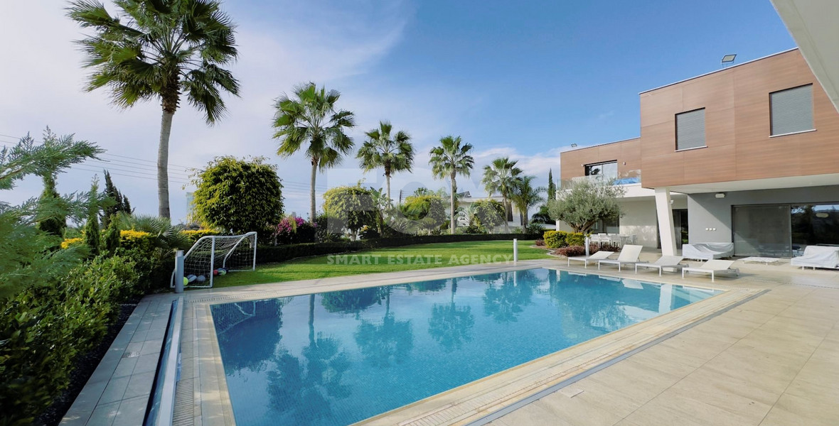 ELITE MODERN SIX BEDROOMS VILLA FOR SALE IN MOUTTAGIAKA, LIMASSOL - NO VAT