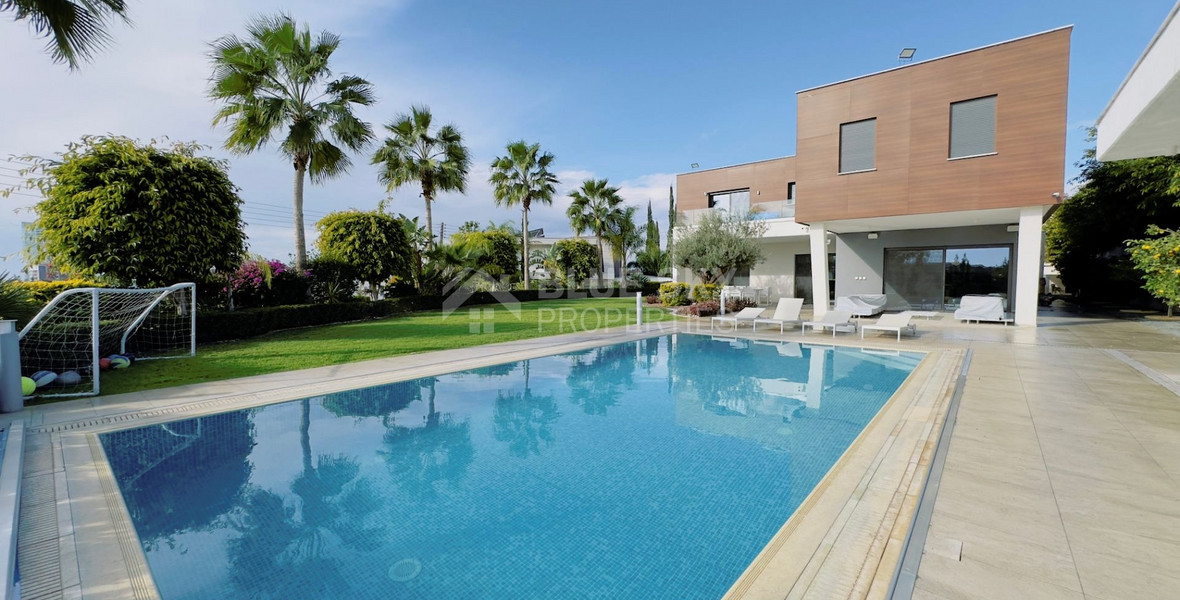 ELITE MODERN SIX BEDROOMS VILLA FOR SALE IN MOUTTAGIAKA, LIMASSOL - NO VAT