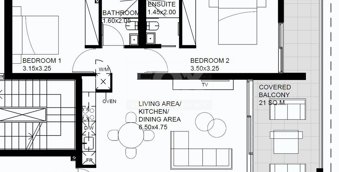Two bedroom apartment for sale in Columbia, Limassol