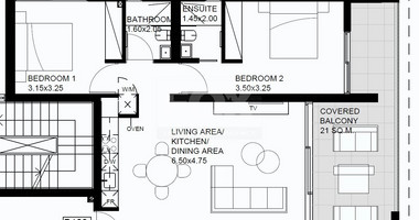 Two bedroom apartment for sale in Columbia, Limassol