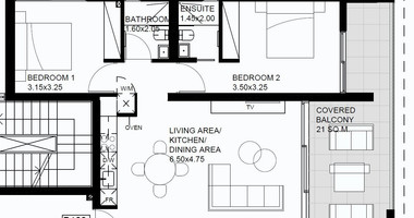Two bedroom apartment for sale in Columbia, Limassol