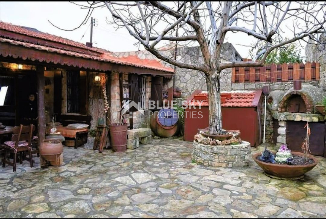 Beautiful traditional stone house in Lofou village, Limassol