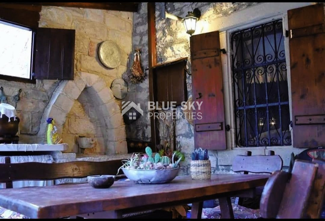 Beautiful traditional stone house in Lofou village, Limassol
