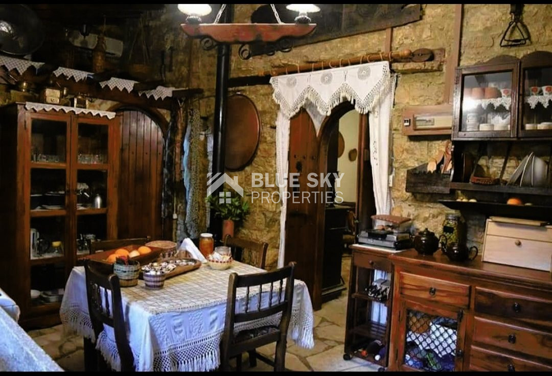 Beautiful traditional stone house in Lofou village, Limassol
