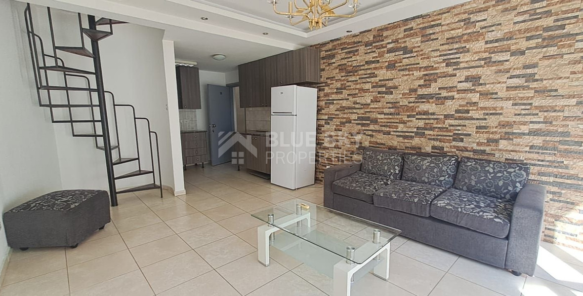 Two bedroom duplex apartment for rent in Agios Tychonas Tourist area