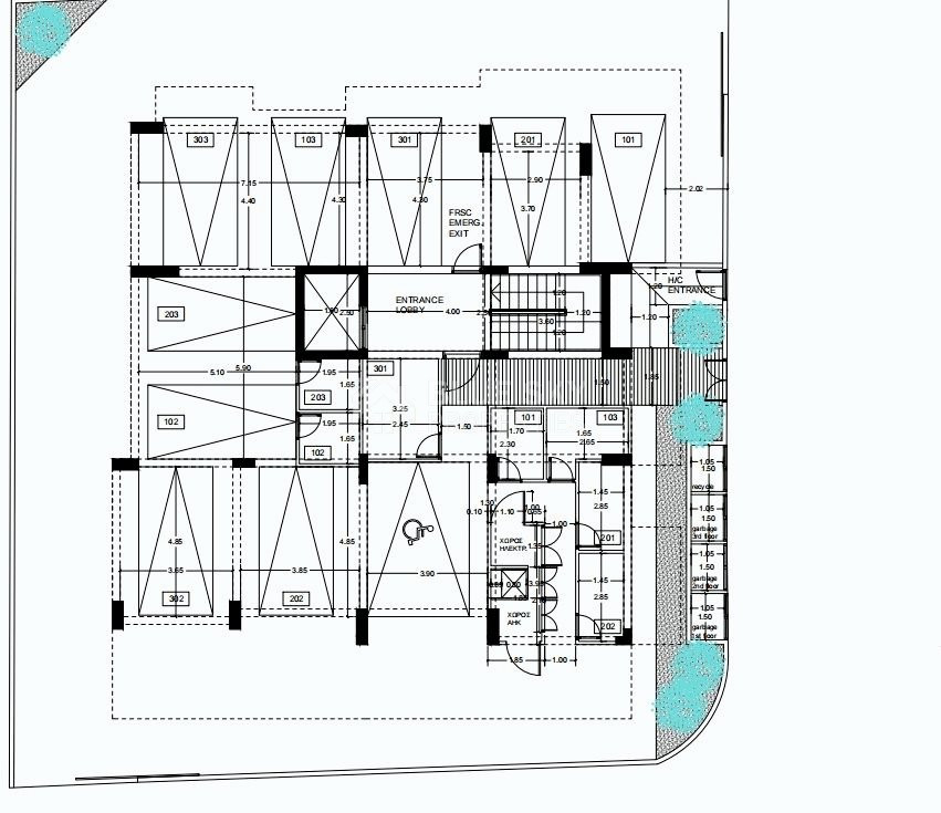 Top floor two bedroom apartment for sale in Agios Nikolaos, Limassol