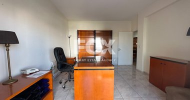 OFFICE FOR RENT IN MESA GEITONIA  PARTIALLY FURNISHED ON PRIME BUSINESS AVENUE
