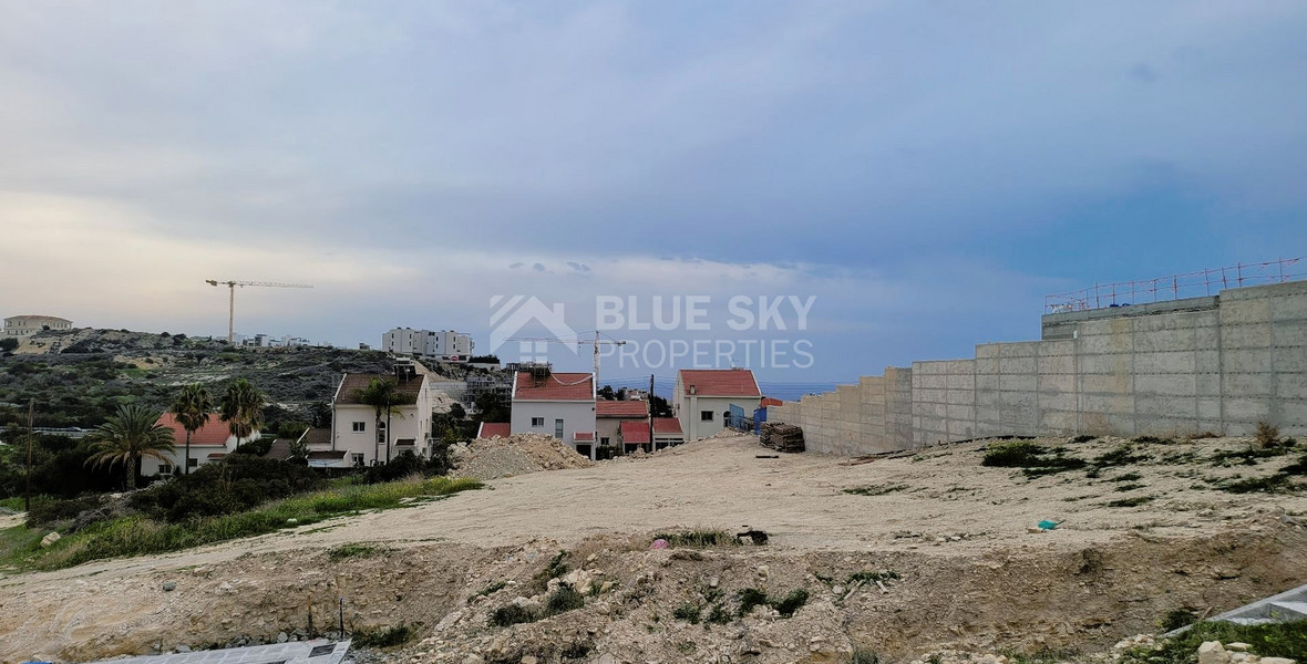 Two Adjacent Residential Plots for sale Next To Green Area With Sea View in Agios Tychonas