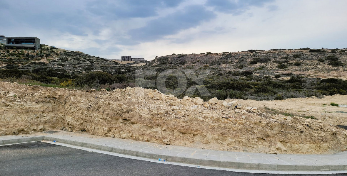 Corner Residential Plot for sale On A Cul De Sac With Sea View in Agios Tychonas