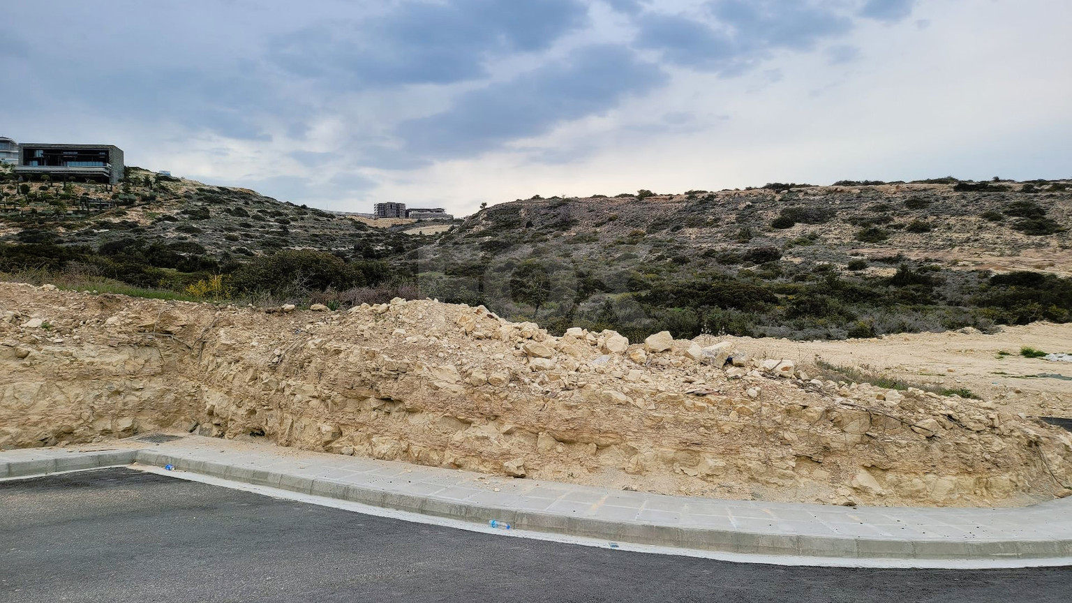 Corner Residential Plot for sale On A Cul De Sac With Sea View in Agios Tychonas