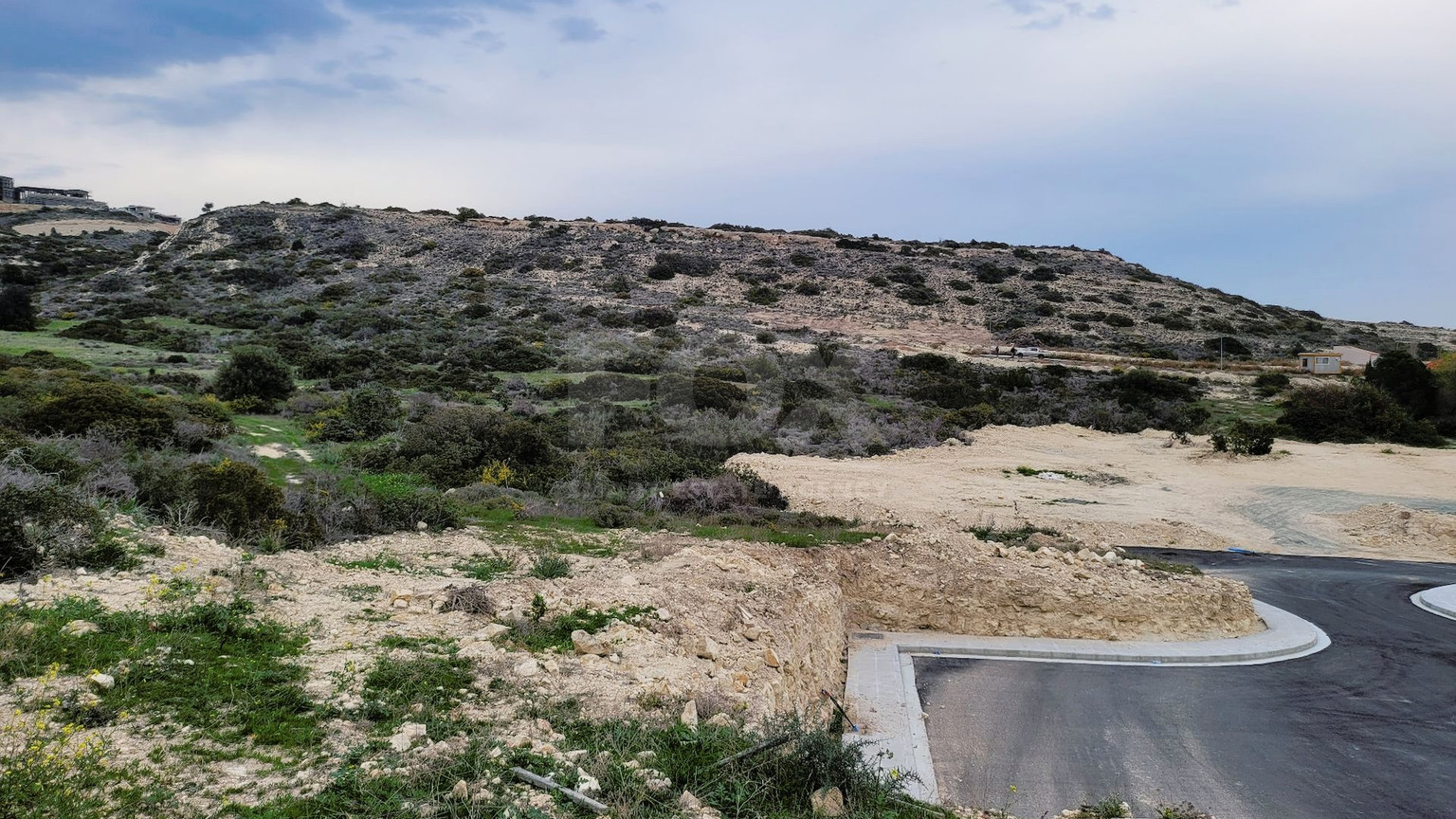Corner Residential Plot for sale On A Cul De Sac With Sea View in Agios Tychonas