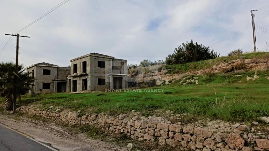 Shared  Residential Field with Two Incomplete Houses in Timi, Paphos