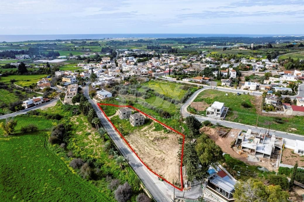 Shared  Residential Field with Two Incomplete Houses in Timi, Paphos