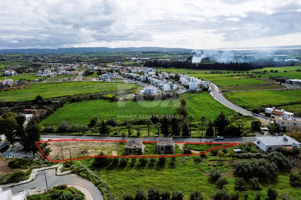 Shared  Residential Field with Two Incomplete Houses in Timi, Paphos