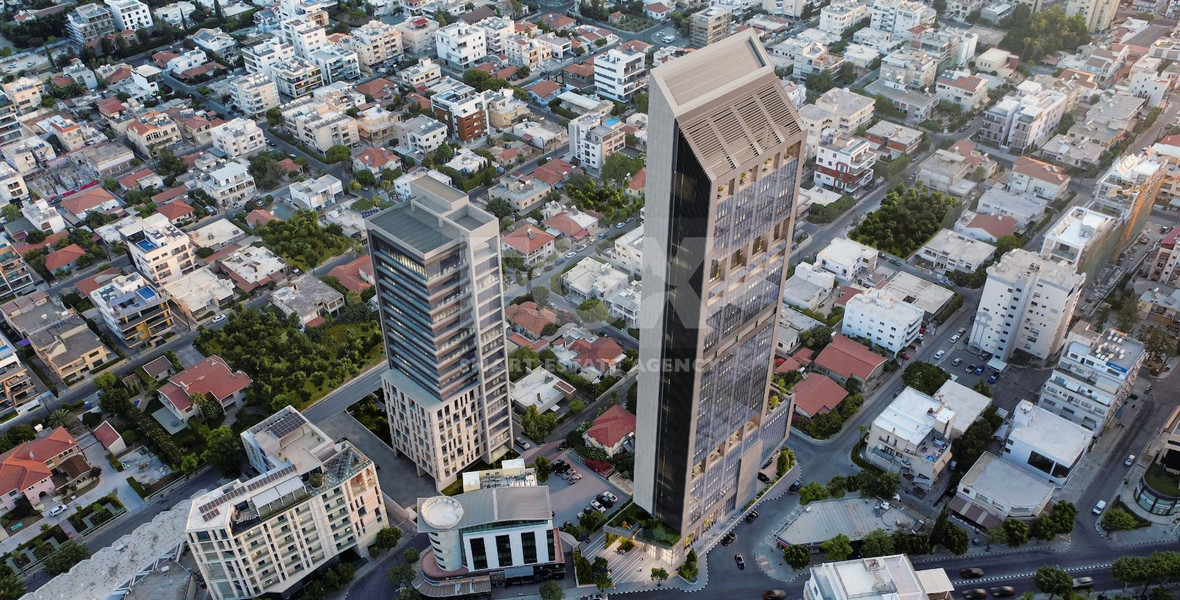 ICONIC LUXURY OFFICES OF TWENTY TWO FLOORS IN THE MOST PRESTIGIOUS LOCATION IN LIMASSOL