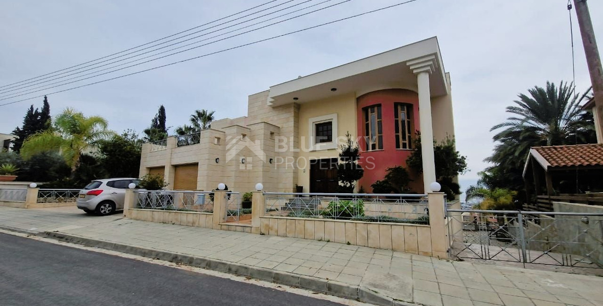 Villa for sale in Agia Paraskevi, Germasogeia: Stunning Views and Basement Apartment