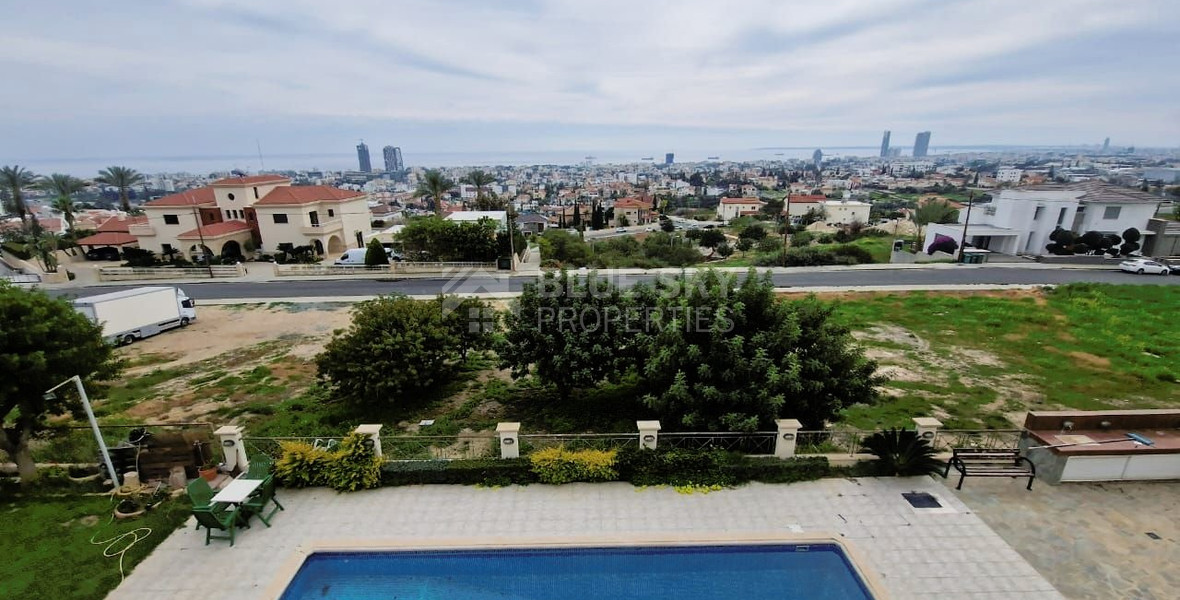 Villa for sale in Agia Paraskevi, Germasogeia: Stunning Views and Basement Apartment