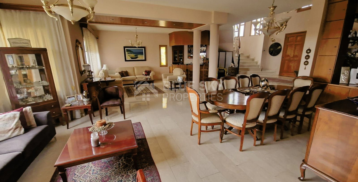 Villa for sale in Agia Paraskevi, Germasogeia: Stunning Views and Basement Apartment