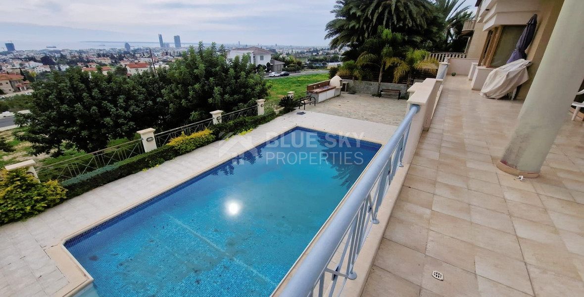 Villa for sale in Agia Paraskevi, Germasogeia: Stunning Views and Basement Apartment