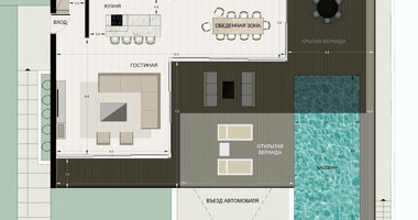 Luxury five bedroom detached villa for sale in Germasogeia, Limassol