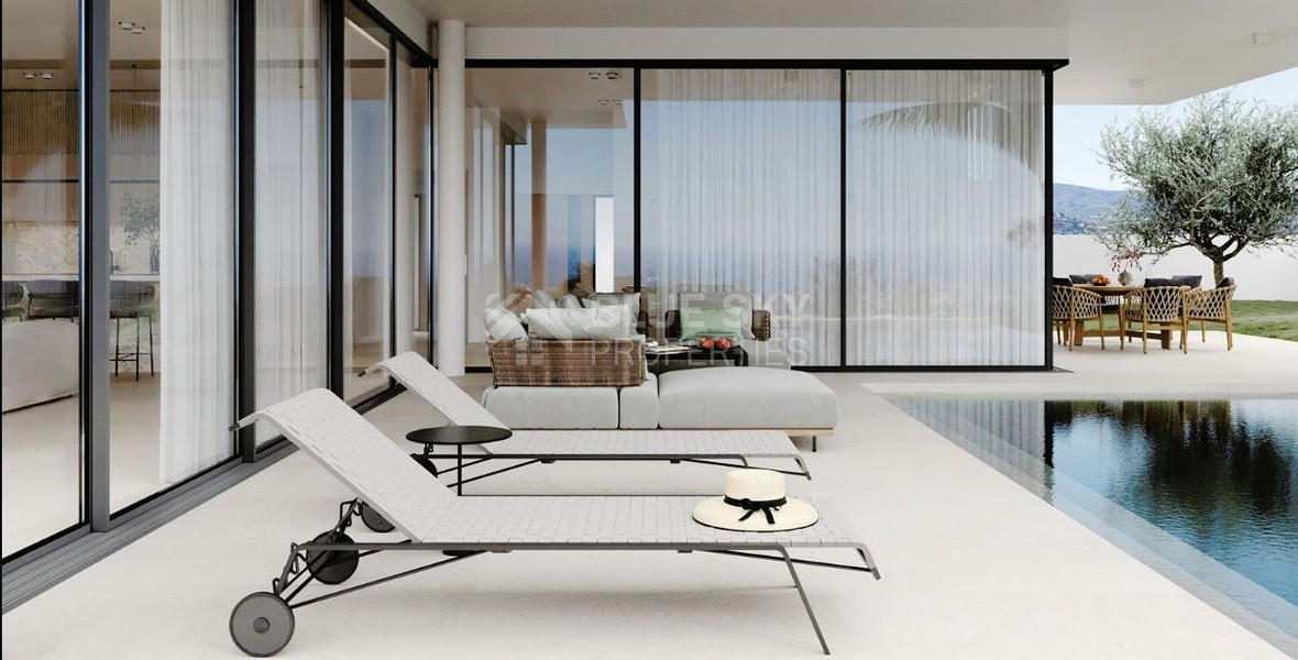 Luxury five bedroom detached villa for sale in Germasogeia, Limassol