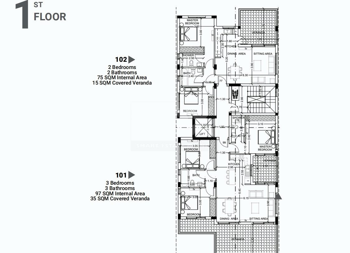 Two Bedroom Apartment for sale in Agios Athanasios, Limassol