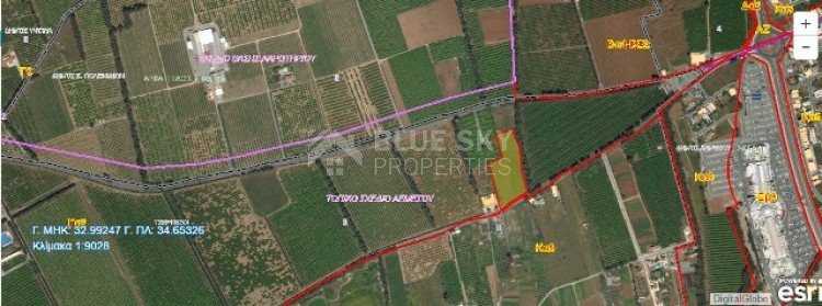 Land For Sale In Tserkezoi Limassol Cyprus