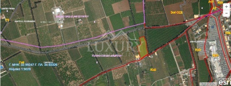 Land For Sale In Tserkezoi Limassol Cyprus