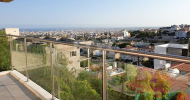 Two bedroom apartment for rent with stunning views in Panthea, Limassol