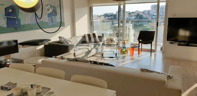 Two bedroom apartment for rent with stunning views in Panthea, Limassol