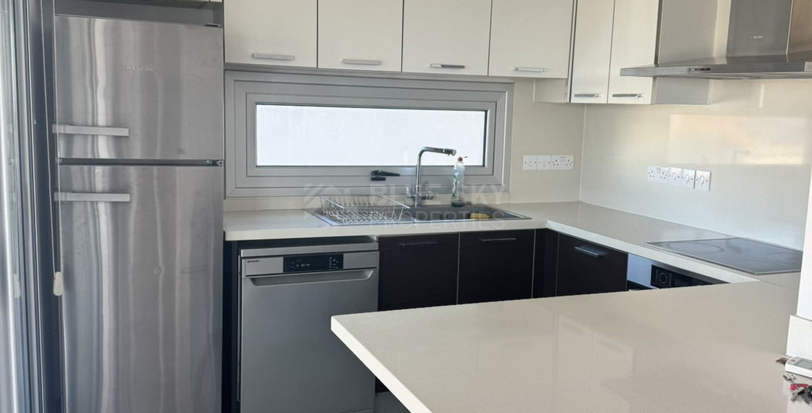 Two bedroom apartment for rent with stunning views in Panthea, Limassol