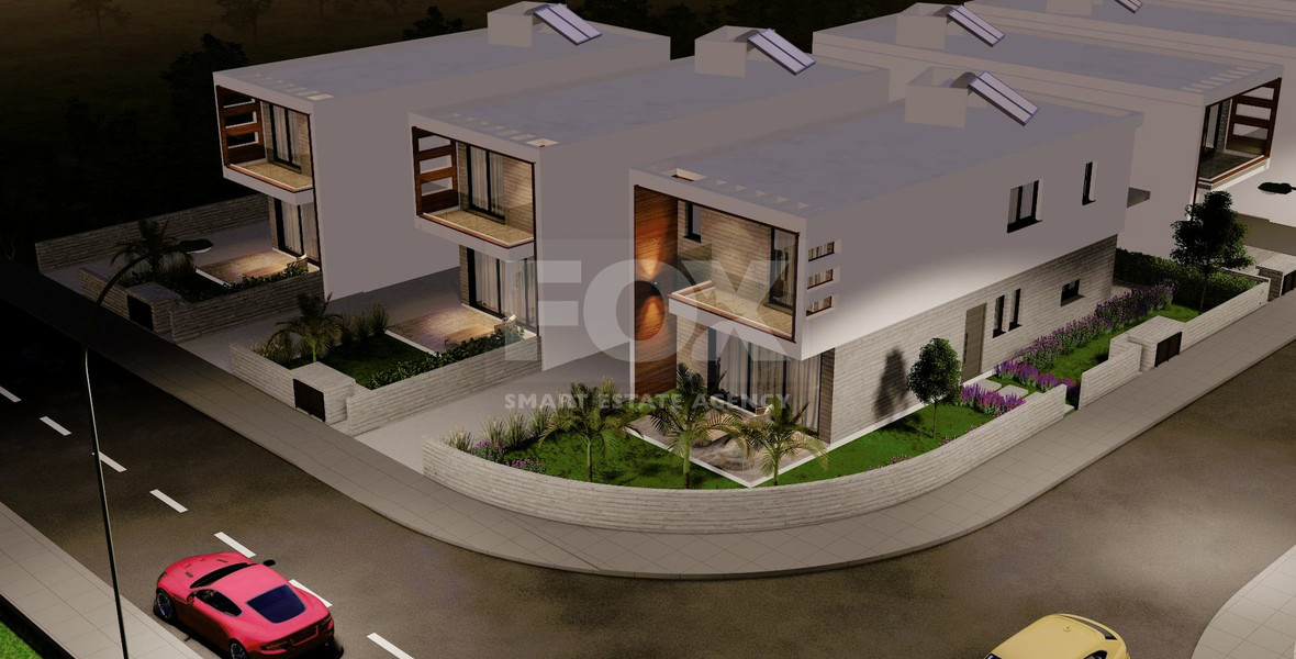 Three bedroom magnificent villa in a modern design in Geroskipou, Paphos