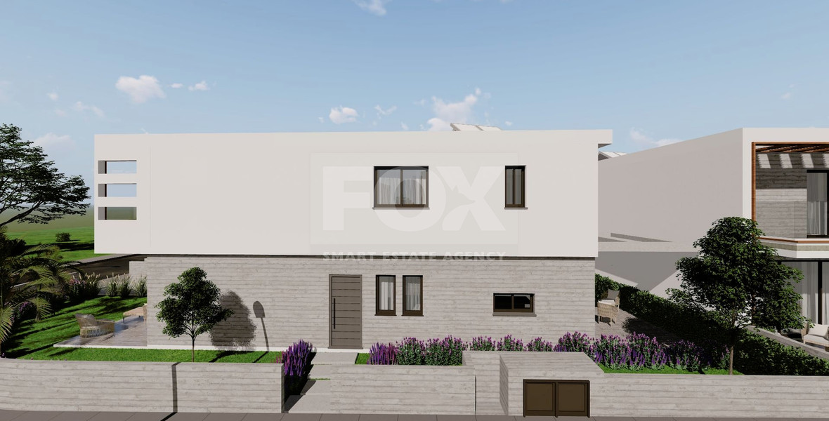 Three bedroom magnificent villa in a modern design in Geroskipou, Paphos
