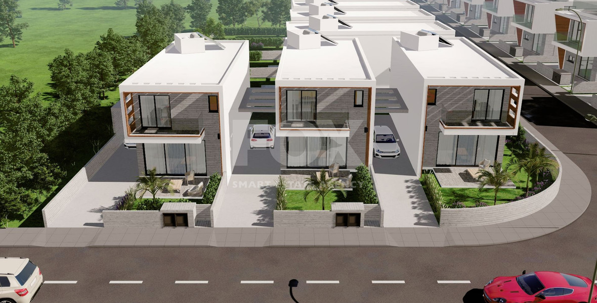 Three bedroom stunnning villa in a modern design in Geroskipou, Paphos