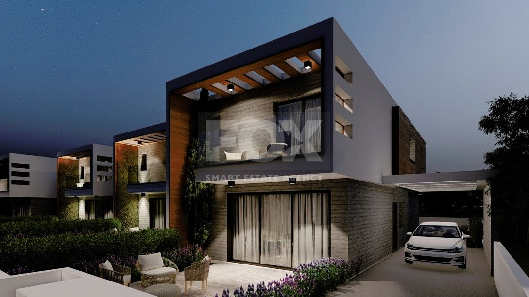 Three bedroom stunnning villa in a modern design in Geroskipou, Paphos