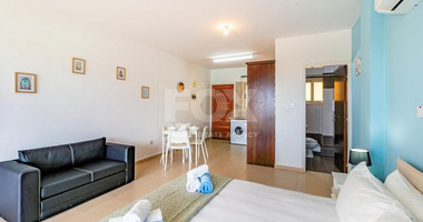 Fully furnished Studio with communal swimming pool and sea views located in Pegeia, Paphos