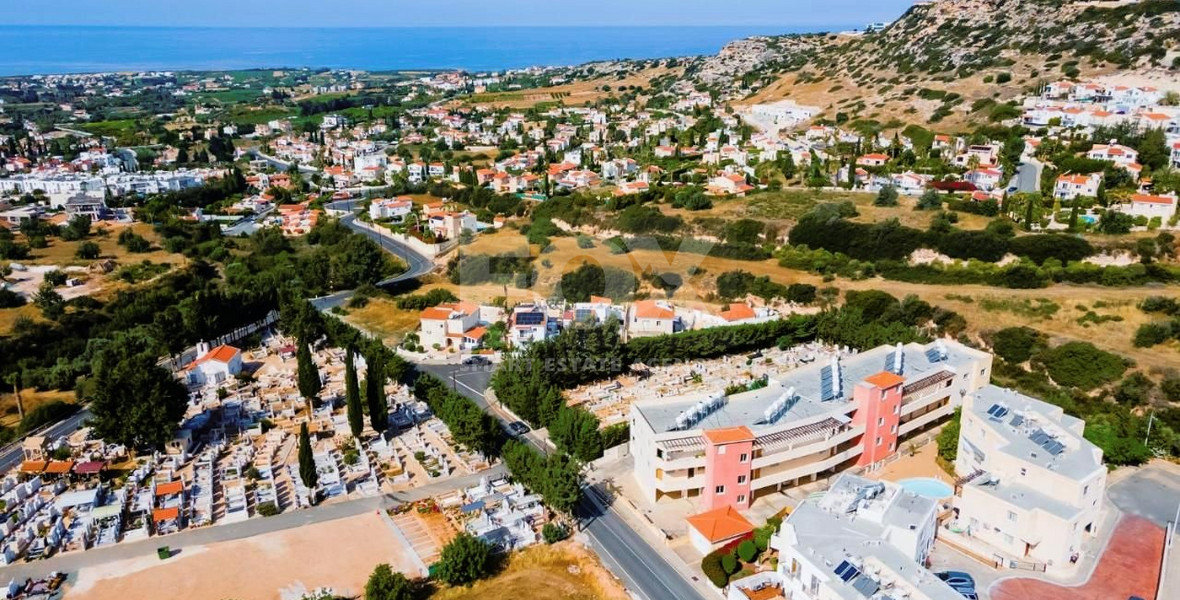 Fully furnished Studio with communal swimming pool and sea views located in Pegeia, Paphos