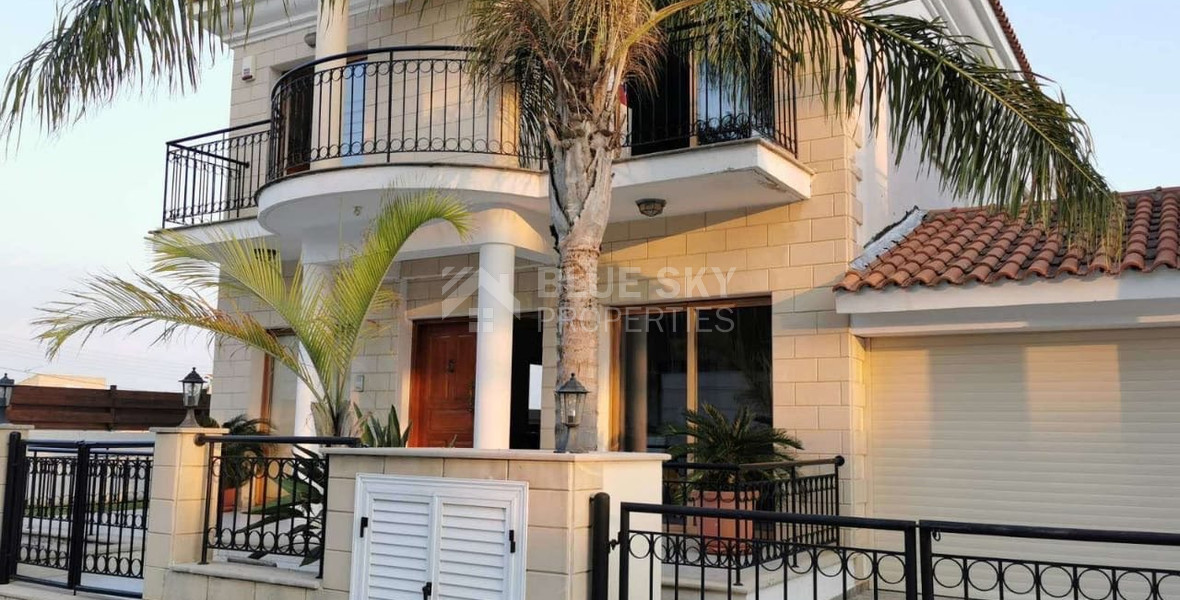 Beautiful Four Bedroom Detached House with Panoramic Sea View in Agios Athanasios for Sale