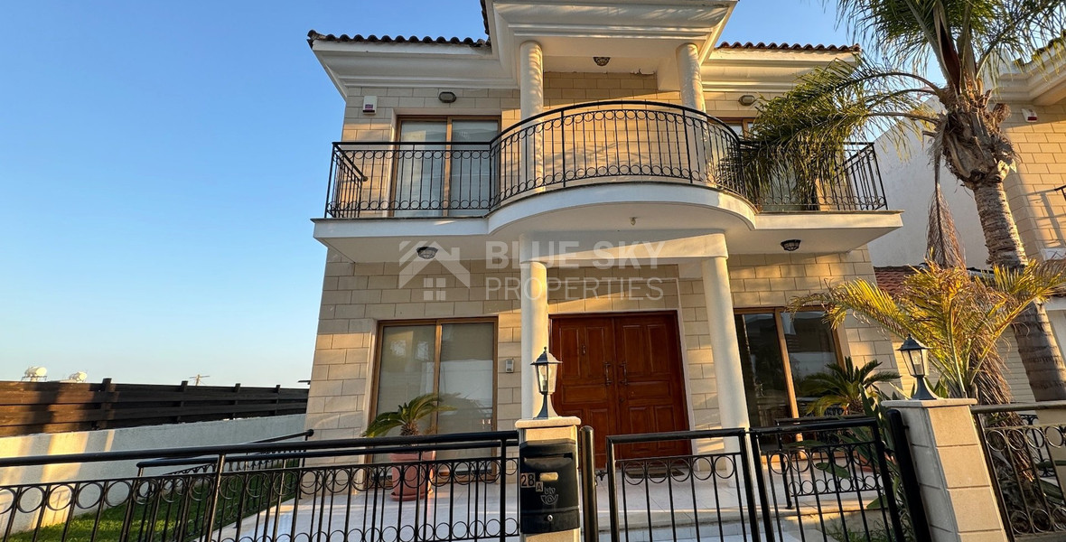 Beautiful Four Bedroom Detached House with Panoramic Sea View in Agios Athanasios for Sale