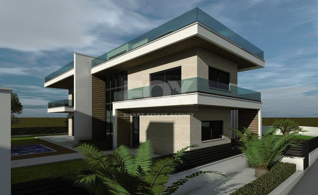 Modern 4 bedroom villa with swimming pool for sale in Agios Tychon, Limassol